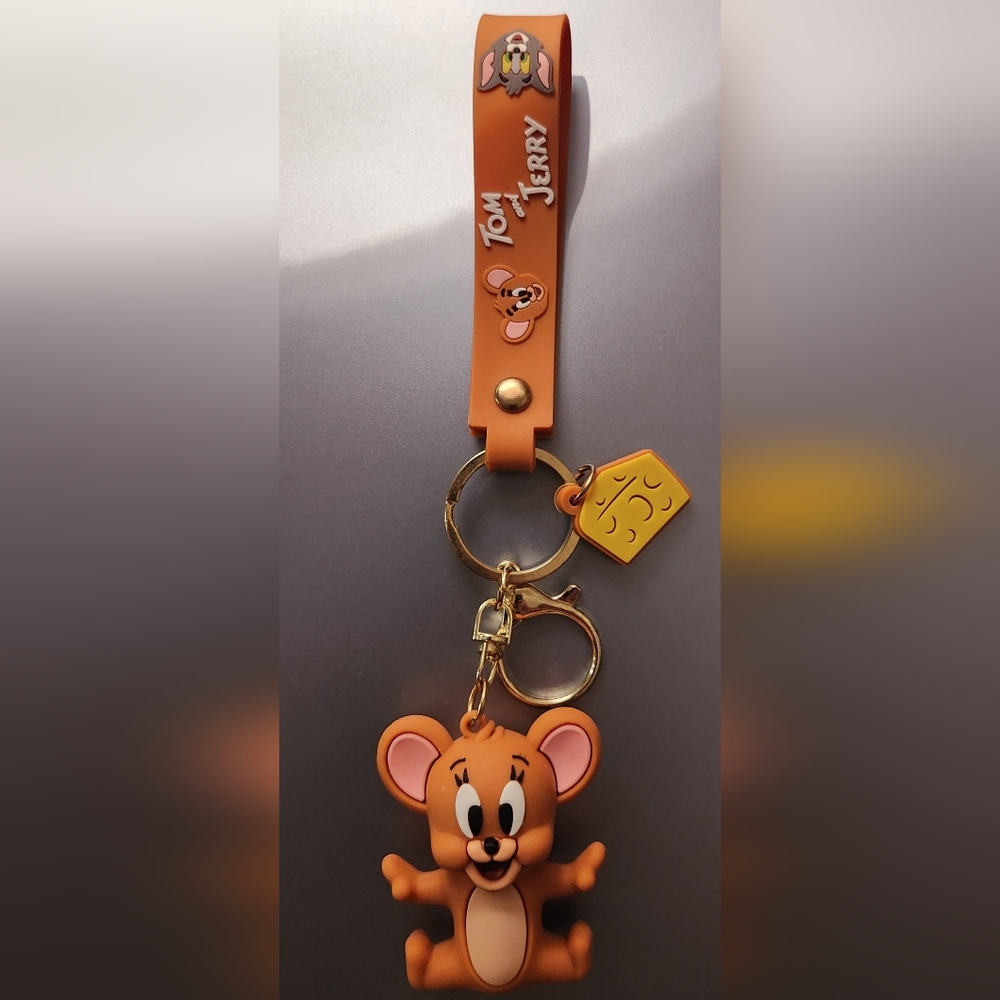 Tom & Jerry Cartoon Jerry Character Keychain